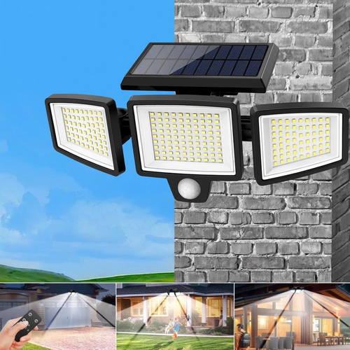 Helioza™ — Solární bezpečnostní světlo 210 LED