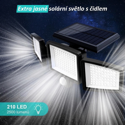 Helioza™ — Solární bezpečnostní světlo 210 LED