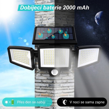 Helioza™ — Solární bezpečnostní světlo 210 LED